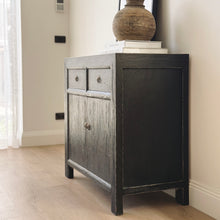 Load image into Gallery viewer, Provincial Mini Sideboard _ 90cm _ Rustic Black
