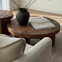 Load image into Gallery viewer, European Oak Coffee Table _ Round _ Natural
