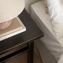 Load image into Gallery viewer, Oriental Side Table _ Rustic Black
