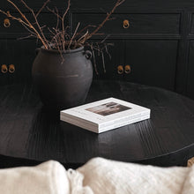 Load image into Gallery viewer, Vintage Pot _ Handles _ Stone Black
