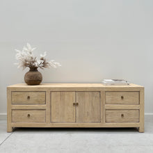 Load image into Gallery viewer, Organic Boho TV Unit _ Blonde Elm
