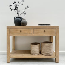 Load image into Gallery viewer, Antique Reclaimed Elm Console 120
