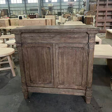 Load image into Gallery viewer, French Provincial Cabinet _ Distressed Brown
