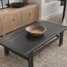 Load image into Gallery viewer, Provincial Coffee Table _ 140cm _ Rustic Black
