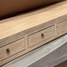 Load image into Gallery viewer, Organic Console _ Three Drawer + Shelf _ 160cm _ Blonde Elm
