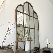 Load image into Gallery viewer, American Farmhouse Mirror _ Antique _ Wrought Iron
