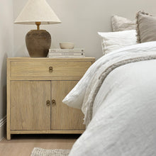 Load image into Gallery viewer, Organic Oversize Bedside Table _ Blonde Elm
