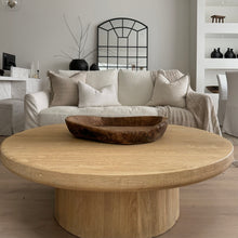 Load image into Gallery viewer, Honey Elm Platform Coffee Table _ 2 Sizes
