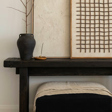 Load image into Gallery viewer, Vintage Pot _ Handles _ Stone Black
