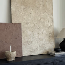 Load image into Gallery viewer, Quiet Earth Collection _ Textured Canvas by Sarah Farinski _ Chocolate Brown
