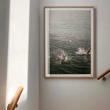 Load image into Gallery viewer, Sunny Summer Blue by Middle of Nowhere _ Framed Print
