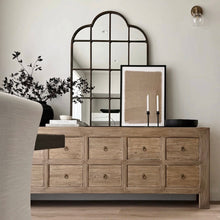 Load image into Gallery viewer, Farmhouse Sideboard _ Ten Drawer _ Aged Elm
