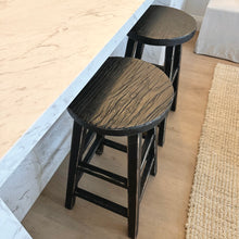 Load image into Gallery viewer, Provincial Bar Stool _ Rustic Black
