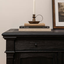 Load image into Gallery viewer, French Provincial Cabinet _ Textured Black
