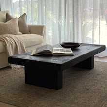 Load image into Gallery viewer, Kuro-Sabi Coffee Table _ Oak _ Rectangle _ Black Brown
