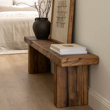 Load image into Gallery viewer, European Oak Bench _ Natural
