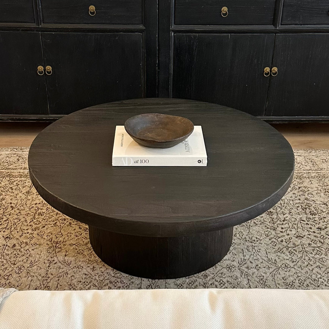 Platform Coffee Table _ Dark Walnut