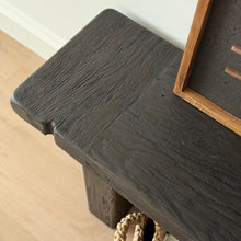 Load image into Gallery viewer, Kuro-Sabi Bench _ Oak _ Black Brown
