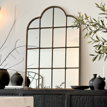 Load image into Gallery viewer, American Farmhouse Mirror _ Antique _ Wrought Iron
