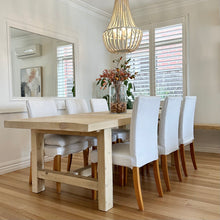 Load image into Gallery viewer, Organic Dining Table _ 200cm _ Blonde Elm
