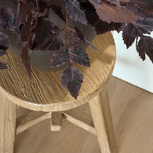 Load image into Gallery viewer, Farmhouse Worker Stool _ Aged Elm
