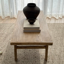 Load image into Gallery viewer, Wabi Coffee Table _ Raw Aged Elm
