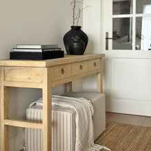 Load image into Gallery viewer, Organic Console _ Three Drawer _ 140cm _ Blonde Elm
