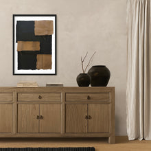 Load image into Gallery viewer, Hesh III _ Framed Textile Art _ 52x73cm
