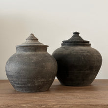 Load image into Gallery viewer, 120 Year Antique | Oriental Ginger Jar | Stone Grey/Black
