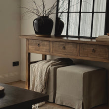 Load image into Gallery viewer, Ming Console _ Three Drawer _ 180cm _ Rustic Brown
