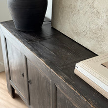 Load image into Gallery viewer, Authentic Antique Sideboard _ 157cm _ Rustic Black

