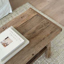 Load image into Gallery viewer, Farmhouse Coffee Table _ Raw Natural Elm
