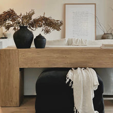 Load image into Gallery viewer, Farmhouse Hallway Table _ Aged Elm
