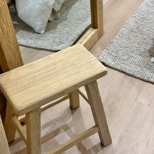 Load image into Gallery viewer, Organic Worker Stool _ Rectangle _ Blonde Elm
