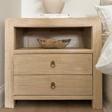 Load image into Gallery viewer, Organic Bedside Table _ XL _ Blonde Elm
