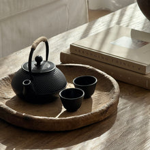 Load image into Gallery viewer, Wabi-Sabi Round Tray _ Medium _ Raw Elm
