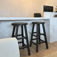 Load image into Gallery viewer, Provincial Bar Stool _ Rustic Black
