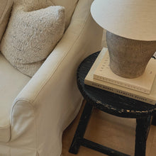 Load image into Gallery viewer, Provincial Boho Side Table _ Distressed Black

