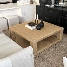 Load image into Gallery viewer, Honey Elm _ American Farmhouse Coffee Table _ Square _ XL
