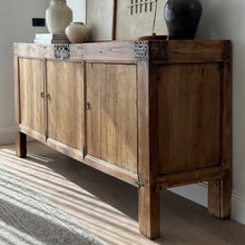 Load image into Gallery viewer, Authentic Antique Sideboard _ Raw Natural Elm _ 190cm
