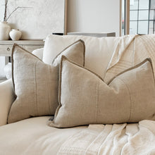 Load image into Gallery viewer, Cushion _ European Linen _ Natural _ 2 Sizes
