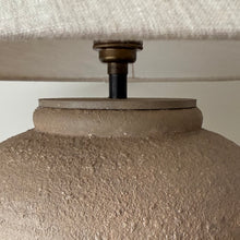 Load image into Gallery viewer, Layla Lamp by Impreshens _ Taupe + Natural Linen Empire Shade
