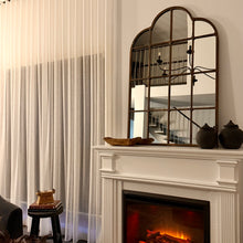 Load image into Gallery viewer, American Farmhouse Mirror _ Antique _ Wrought Iron
