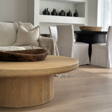 Load image into Gallery viewer, Honey Elm Platform Coffee Table _ 2 Sizes
