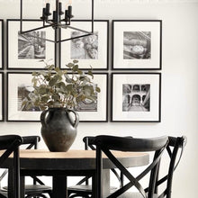 Load image into Gallery viewer, Heritage Dining Table _ Black Elm + Natural Top _ 2 Sizes
