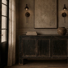 Load image into Gallery viewer, Authentic Antique Sideboard _ 157cm _ Rustic Black
