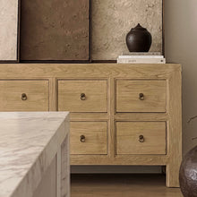 Load image into Gallery viewer, Organic Sideboard _ Ten Drawer _ Blonde Elm
