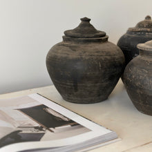 Load image into Gallery viewer, 120yr Old Ginger Jar _ Stone Grey/Black
