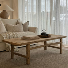 Load image into Gallery viewer, Organic Coffee Table _ Raw Natural Elm
