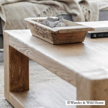 Load image into Gallery viewer, Organic Farmhouse Coffee Table _ XL _ Blonde Elm
